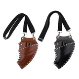 Maxbell Maxbell PU Salon Hair Scissors Bag Pet Hairdressing Beard Shears Tool Pouch Holster Brown