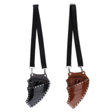 Maxbell Maxbell PU Salon Hair Scissors Bag Pet Hairdressing Beard Shears Tool Pouch Holster Brown
