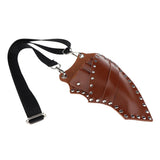 Maxbell Maxbell PU Salon Hair Scissors Bag Pet Hairdressing Beard Shears Tool Pouch Holster Brown