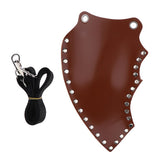 Maxbell Maxbell PU Salon Hair Scissors Bag Pet Hairdressing Beard Shears Tool Pouch Holster Brown
