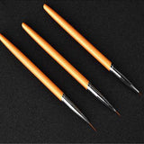 Maxbell 4x3pcs Mermaid Tail Stick UV Gel Polish Nail Art Drawing Painting Pen Brushes
