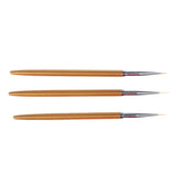 Maxbell 2x3pcs Mermaid Tail Stick UV Gel Polish Nail Art Drawing Painting Pen Brushes