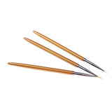 Maxbell 2x3pcs Mermaid Tail Stick UV Gel Polish Nail Art Drawing Painting Pen Brushes
