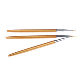 Maxbell 2x3pcs Mermaid Tail Stick UV Gel Polish Nail Art Drawing Painting Pen Brushes