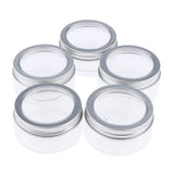 Maxbell Maxbell 5pcs Makeup Pot Empty Cosmetic Jars  Lotion Cream Gel Containers Clear 80ml