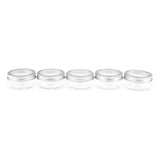 Maxbell Maxbell 5pcs Makeup Pot Empty Cosmetic Jars  Lotion Cream Gel Containers Clear 80ml