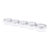 Maxbell Maxbell 5pcs Makeup Pot Empty Cosmetic Jars  Lotion Cream Gel Containers Clear 80ml
