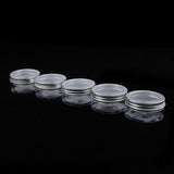 Maxbell Maxbell 5pcs Makeup Pot Empty Cosmetic Jars  Lotion Cream Gel Containers Clear 80ml