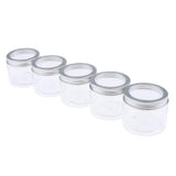 Maxbell Maxbell 5pcs Makeup Pot Empty Cosmetic Jars  Lotion Cream Gel Containers Clear 150ml
