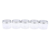 Maxbell Maxbell 5pcs Makeup Pot Empty Cosmetic Jars  Lotion Cream Gel Containers Clear 150ml