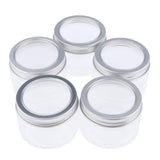 Maxbell Maxbell 5pcs Makeup Pot Empty Cosmetic Jars  Lotion Cream Gel Containers Clear 50ml