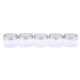 Maxbell Maxbell 5pcs Makeup Pot Empty Cosmetic Jars  Lotion Cream Gel Containers Clear 50ml