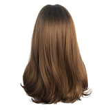 Maxbell Maxbell Women Wigs Breathable Long Curly Hairpiece Synthetic Cosplay Wig Brown