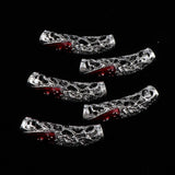 Maxbell 10x Dreadlock Bead Twist Braid Jewelry Tubes DIY Bracelet Beard Hair Pendant