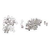 Maxbell 30pcs Pro Hair Cuffs Dreadlock Bead For DIY Hairstyle Braids Tail Round Bead