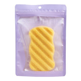 Maxbell Maxbell 100% Natural Konjac Soft Puff Face Body Wash Cleaning Sponge Turmeric Yellow