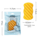 Maxbell Maxbell 100% Natural Konjac Soft Puff Face Body Wash Cleaning Sponge Turmeric Yellow