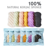 Maxbell Maxbell 100% Natural Konjac Soft Puff Face Body Wash Cleaning Sponge Sakura Pink