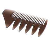 2pcs Men's Oily Hair Pick Combs Salon Dyeing Hairdressing Styling Wide Tooth