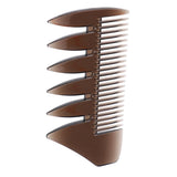 2pcs Men's Oily Hair Pick Combs Salon Dyeing Hairdressing Styling Wide Tooth