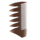 2pcs Men's Oily Hair Pick Combs Salon Dyeing Hairdressing Styling Wide Tooth