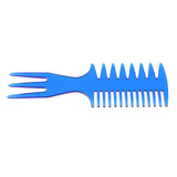 2 Pieces Men's Oily Hair Pick Comb Salon Dye Hairdressing Styling Wide Tooth