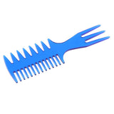 2 Pieces Men's Oily Hair Pick Comb Salon Dye Hairdressing Styling Wide Tooth