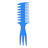 2 Pieces Men's Oily Hair Pick Comb Salon Dye Hairdressing Styling Wide Tooth