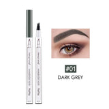 Maxbell Maxbell Automatic Rotation Waterproof Eyebrow Pencil Long Last Brow Liner Definer Dark Grey