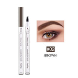 Maxbell Maxbell Automatic Rotation Waterproof Eyebrow Pencil Long Last Brow Liner Definer Brown