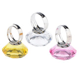 Maxbell Maxbell 2-in-1 Crystal Ring Pigment Cup Adhesive Holder Lash Extension Tools Clear