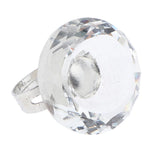 Maxbell Maxbell 2-in-1 Crystal Ring Pigment Cup Adhesive Holder Lash Extension Tools Clear