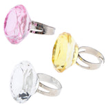 Maxbell Maxbell 2-in-1 Crystal Ring Pigment Cup Adhesive Holder Lash Extension Tools Clear