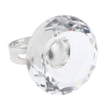 Maxbell Maxbell 2-in-1 Crystal Ring Pigment Cup Adhesive Holder Lash Extension Tools Clear