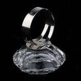 Maxbell Maxbell 2-in-1 Crystal Ring Pigment Cup Adhesive Holder Lash Extension Tools Clear