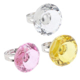 Maxbell Maxbell 2-in-1 Crystal Ring Pigment Cup Adhesive Holder Lash Extension Tools Clear
