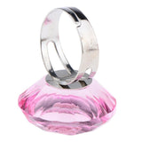 Maxbell Maxbell 2-in-1 Crystal Ring Pigment Cup Adhesive Holder Lash Extension Tools Pink