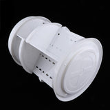 Maxbell Maxbell Makeup Organizer 360 Rotating Multi-Function Plastic Cosmetic Storage Box White