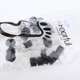 Maxbell Maxbell 20Pcs 3ml Glass Bottles Vials Screwcap for Essential Oils Serums Fragrance B