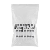 Maxbell Maxbell 20Pcs 3ml Glass Bottles Vials Screwcap for Essential Oils Serums Fragrance B