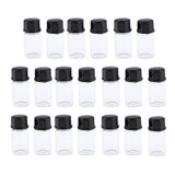 Maxbell Maxbell 20Pcs 3ml Glass Bottles Vials Screwcap for Essential Oils Serums Fragrance B