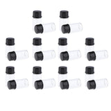 Maxbell Maxbell 20Pcs 3ml Glass Bottles Vials Screwcap for Essential Oils Serums Fragrance B