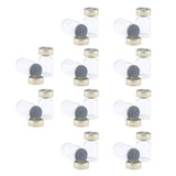 Maxbell Maxbell 20Pcs Empty Sterile Glass Sealed Serum Vials Bottles Liquid Containers 5ml
