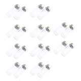 Maxbell Maxbell 20Pcs Empty Sterile Glass Sealed Serum Vials Bottles Liquid Containers 10ml