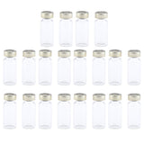 Maxbell Maxbell 20Pcs Empty Sterile Glass Sealed Serum Vials Bottles Liquid Containers 10ml