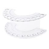 Maxbell Maxbell Arcylic 12 Holes Makeup Brush Pen Holder Organizer Storage Display Stand
