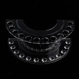 Maxbell Maxbell Arcylic 12 Holes Makeup Brush Pen Holder Organizer Storage Display Stand