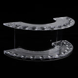 Maxbell Maxbell Arcylic 12 Holes Makeup Brush Pen Holder Organizer Storage Display Stand