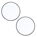 Maxbell Maxbell 2x Travel Wall Suction Mirror 10X Magnifying Makeup Cosmetic Bedroom Mirrors Black