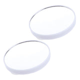 Maxbell Maxbell 2x Travel Wall Suction Mirror 10X Magnifying Makeup Cosmetic Bedroom Mirrors White